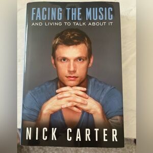 Facing The Music book by Nick Carter - personally autographed.